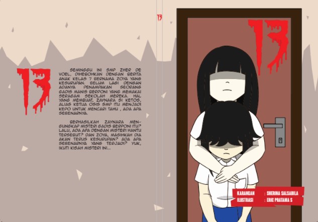 Ilustrasi Komik Adaptasi Novel “13” Karya Sherina Salsabila