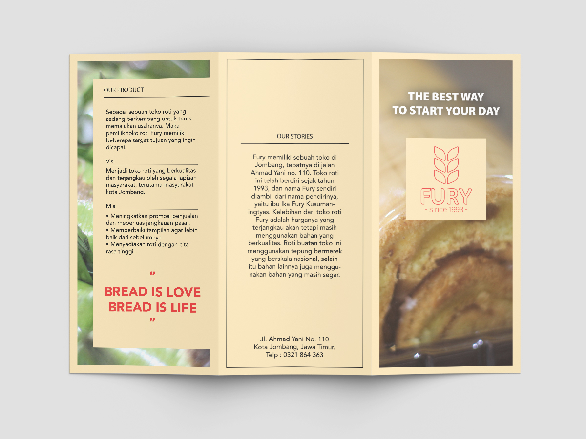 Redesign Packaging dan Logo untuk Mendukung Pemasaran Toko Roti “Fury”